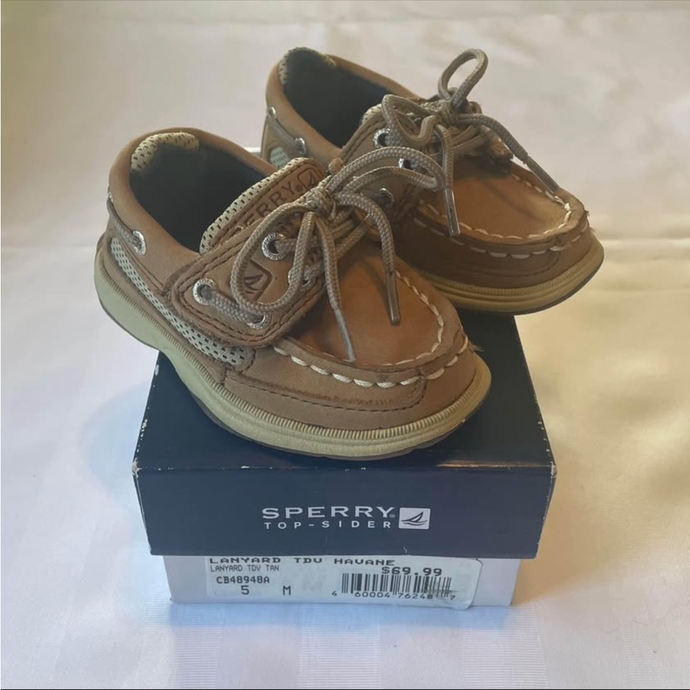 Sperry Tan Boat Shoes